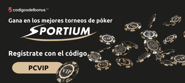 Sportium código de registro póker